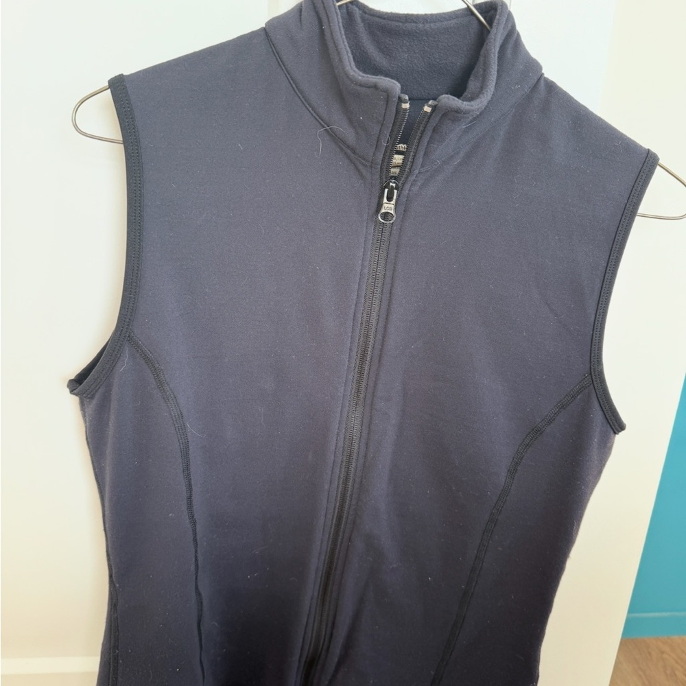 lululemon athletica Black Sleeveless Jacket